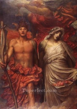 Tiempo Muerte y Juicio 1900 simbolista George Frederic Watts Pinturas al óleo